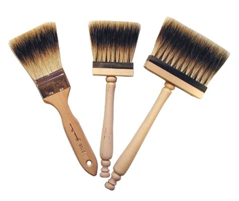 Grevlinghår pensel fordriver 100mm 