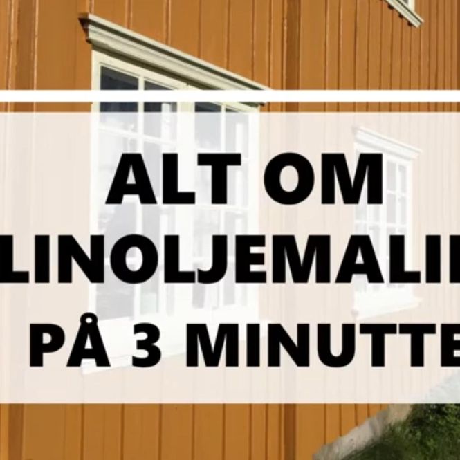 Hovedbilde Alt om linoljemaling på 3 minutter!