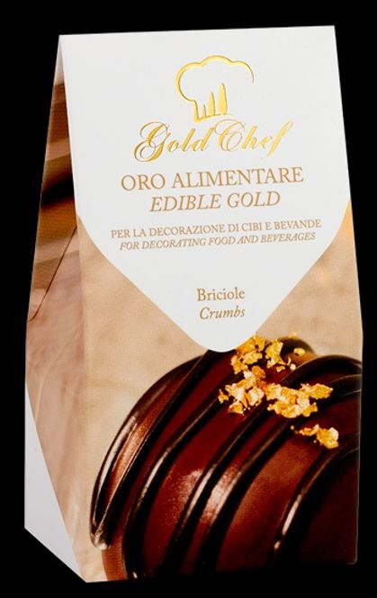 Hovedbilde Gold chef spiselig bladgull 23 karat smuler