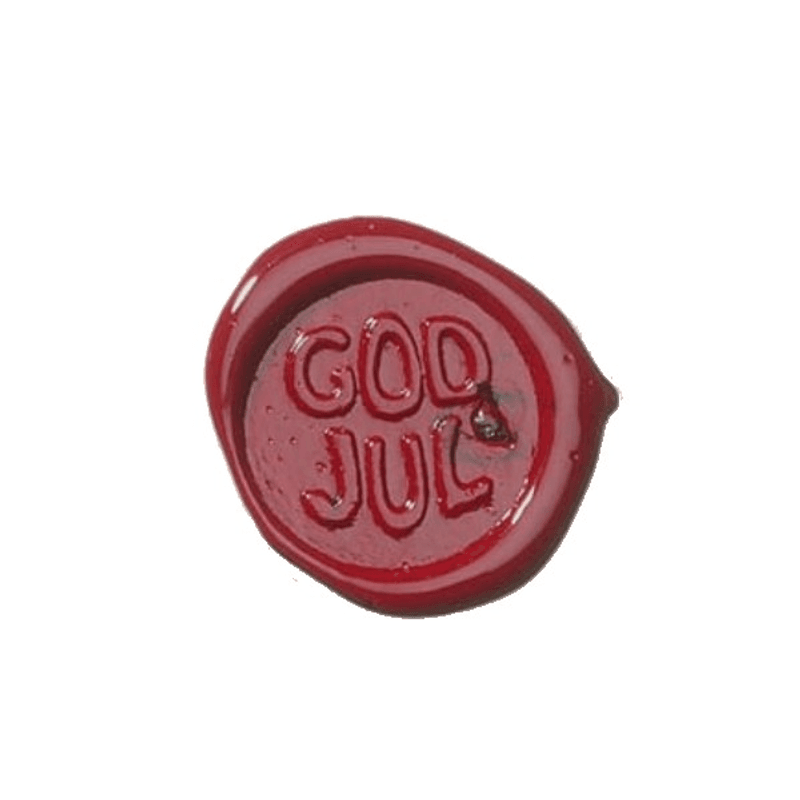 Stempel lakkstang julerød