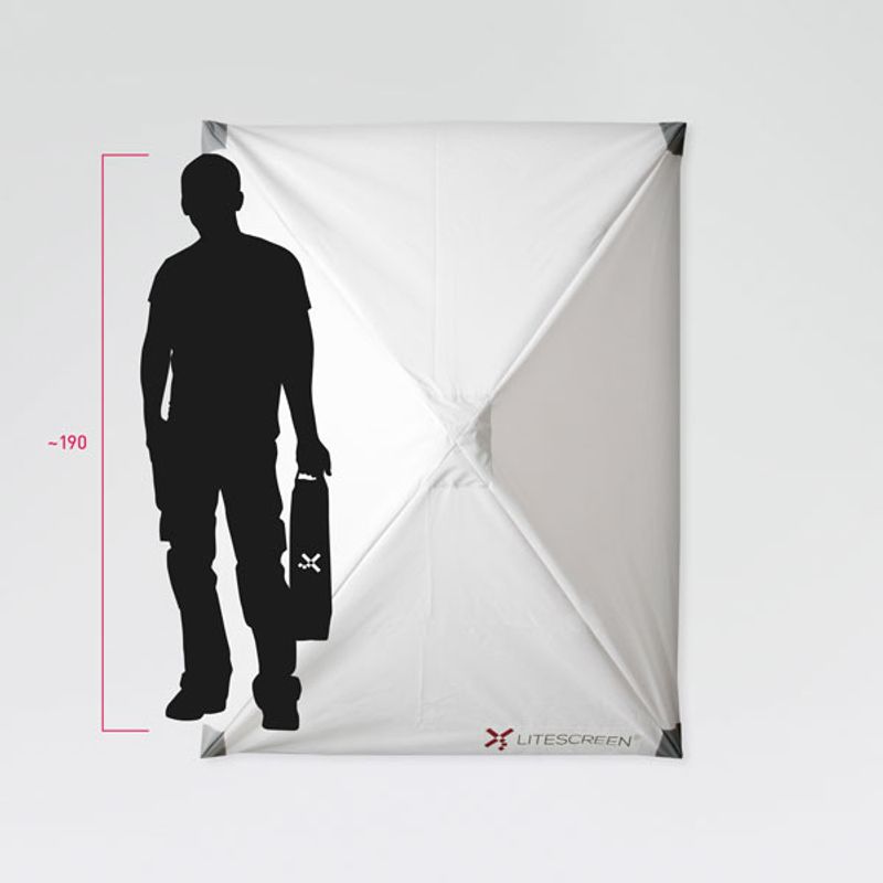 Vindusparaply Litescreen 160 x 210 cm 