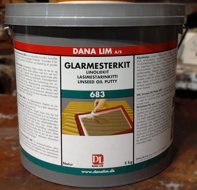 Linoljekitt Danalim natur 